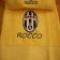 Juventus embroidered logo on  yellow bath towel