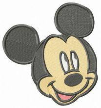 Happy Mickey Mouse embroidery design