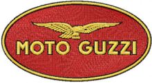 Moto Guzzi logo embroidery design