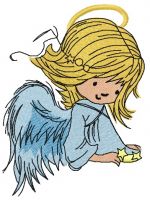 Stars for angels 9 embroidery design