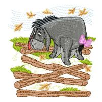 Eeyore 2 embroidery design