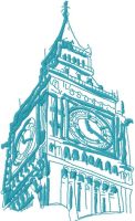 Big Ben embroidery design