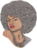 Freedom is my style embroidery design