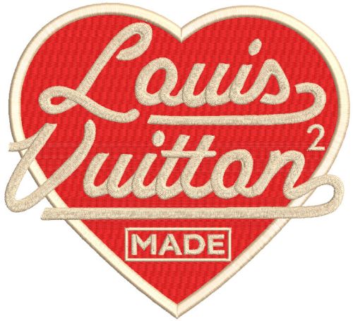 LOUIS VUITTON 2 made embroidery design