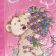 Teddy bear bouquet embroidery design