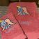 Towels with dumbo embroidery design