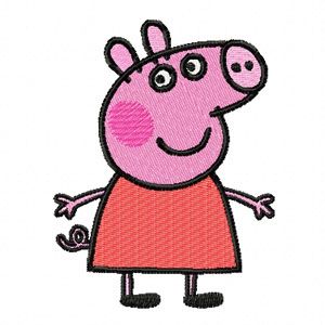 Peppa Pig 1 machine embroidery design
