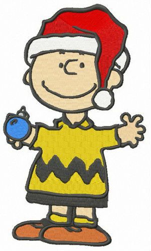 Charlie Brown's Christmas machine embroidery design