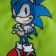 Sonic the Hedgehog embroidered
