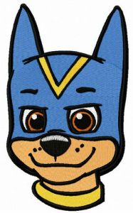 Super Chase muzzle embroidery design