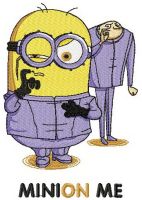 Minion Me embroidery design