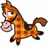 Buck embroidery design