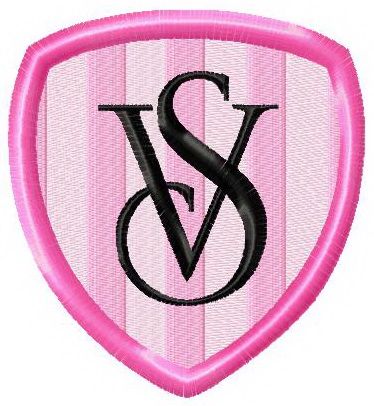 Victoria Secret pink machine embroidery design