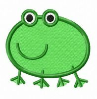 Frog from Pig embroidery design