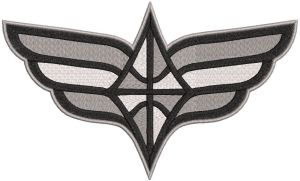 Las Vegas Aces Wings Alternate Logo 2024 embroidery design