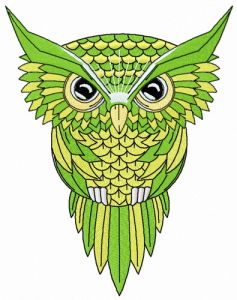Wise owl 5 embroidery design