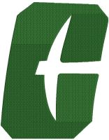 Charlotte 49ers primary logo 2020 embroidery design