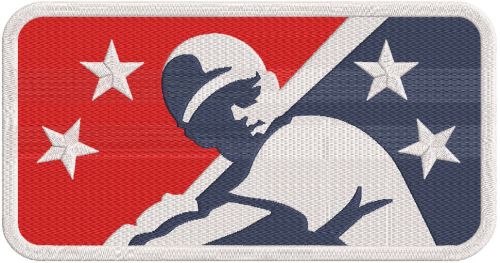 Minor League Baseball logo 2023 embroidery design