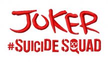 Suicide Squad Joker 3 embroidery design