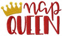 Nap queen free embroidery design