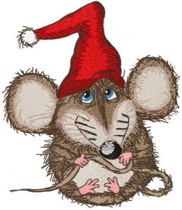 Santamouse embroidery design