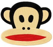 Julius the Monkey embroidery design