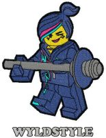 Wyldstyle embroidery design