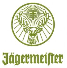 Jägermeister logo embroidery design
