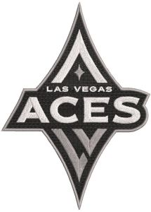 Las Vegas Aces logo 2024 embroidery design