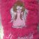 Embroidered towel with angel design