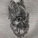 Embroidered pomeranian dog design