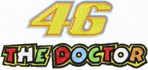 46 the doctor logo embroidery design