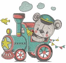 Teddy train driver
