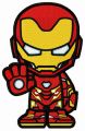 Iron-willed Iron Man embroidery design