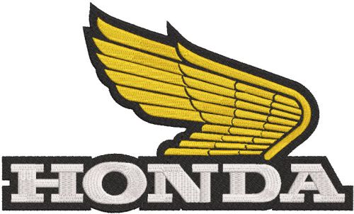 Honda gold wings embroidery design