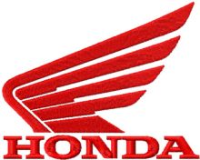 Honda logo embroidery design