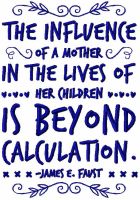 The influence of a mother embroidery design