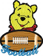 Winnie Pooh Football Logo