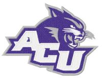 Abilene Christian Wildcats logo embroidery design