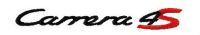 Carrera 4S logo embroidery design