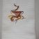 Towel for kitchen with coffee cup embroidery design