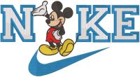 Nike Hi Mickey embroidery design
