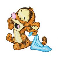 Baby Tigger 1 embroidery design