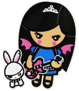 Ivie and Pookie embroidery design