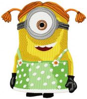 Minion Stuart embroidery design