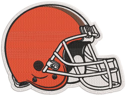 Cleveland Browns Primary logo 2024 embroidery design