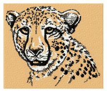 Cheetah 3 embroidery design