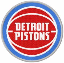Detroit Pistons 2017 logo embroidery design