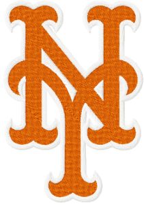 New York Mets Logo embroidery design