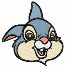 Thumper's muzzle embroidery design